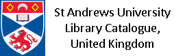 St Andrews University Library Catalogue, United Kingdom